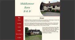 Desktop Screenshot of middlemoorbarn.co.uk
